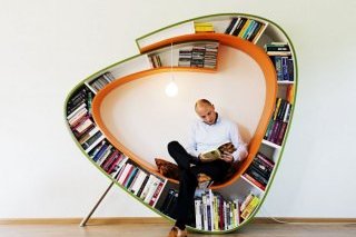 Оригинальный книжный шкаф Оригинальный книжный шкаф